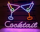 Cocktail Martini Neon Sign,beer neon signs,pub signs,neon bar signs,cocktail neon,custom neon bar signs,tin beer signs,vintage neon bar