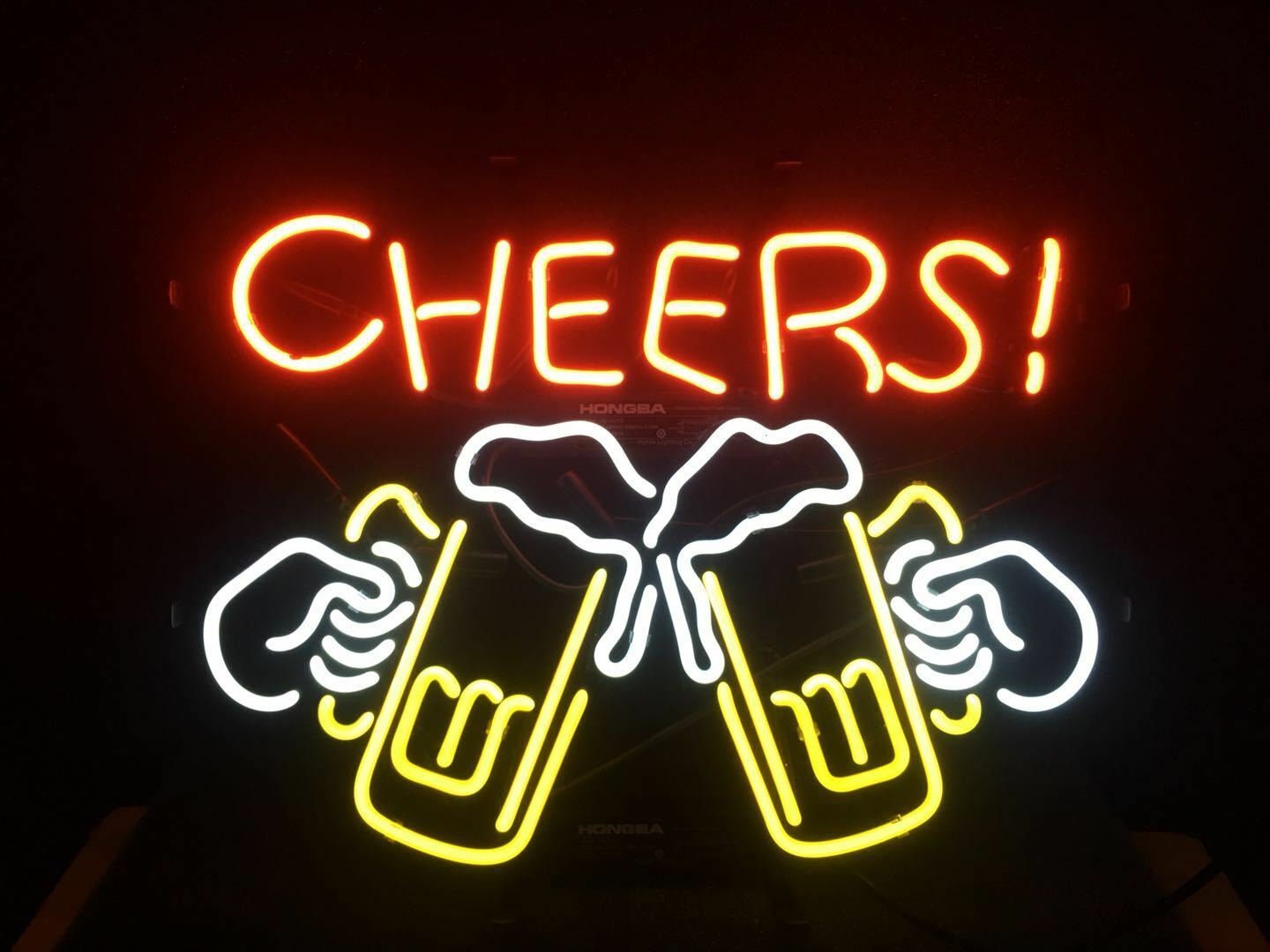 Cheers Beer Neon Signbeer Neon Signspub Signsneon Bar Etsy