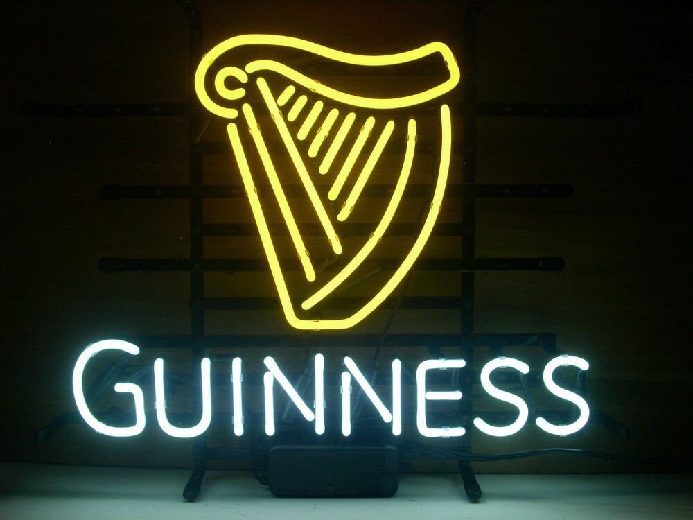 Guinness annate Birra Bar LED Neon Sign Man Cave a002-g 