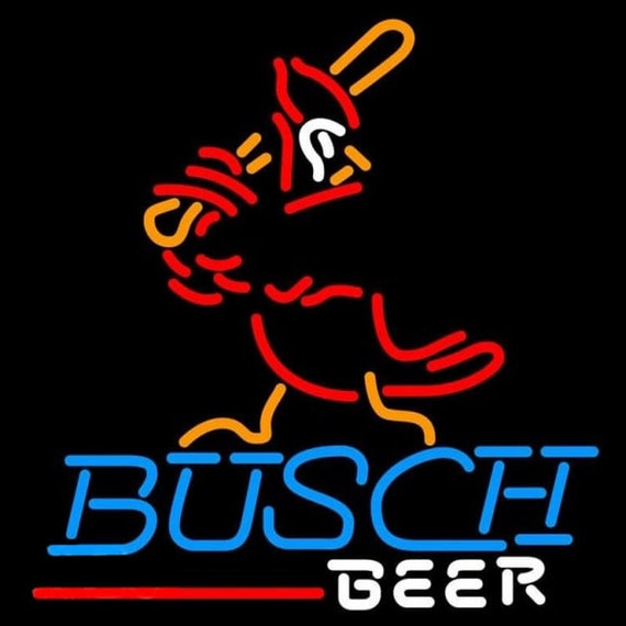 Busch St Louis Cardinals Batter Neonbeer Neon Signspub 