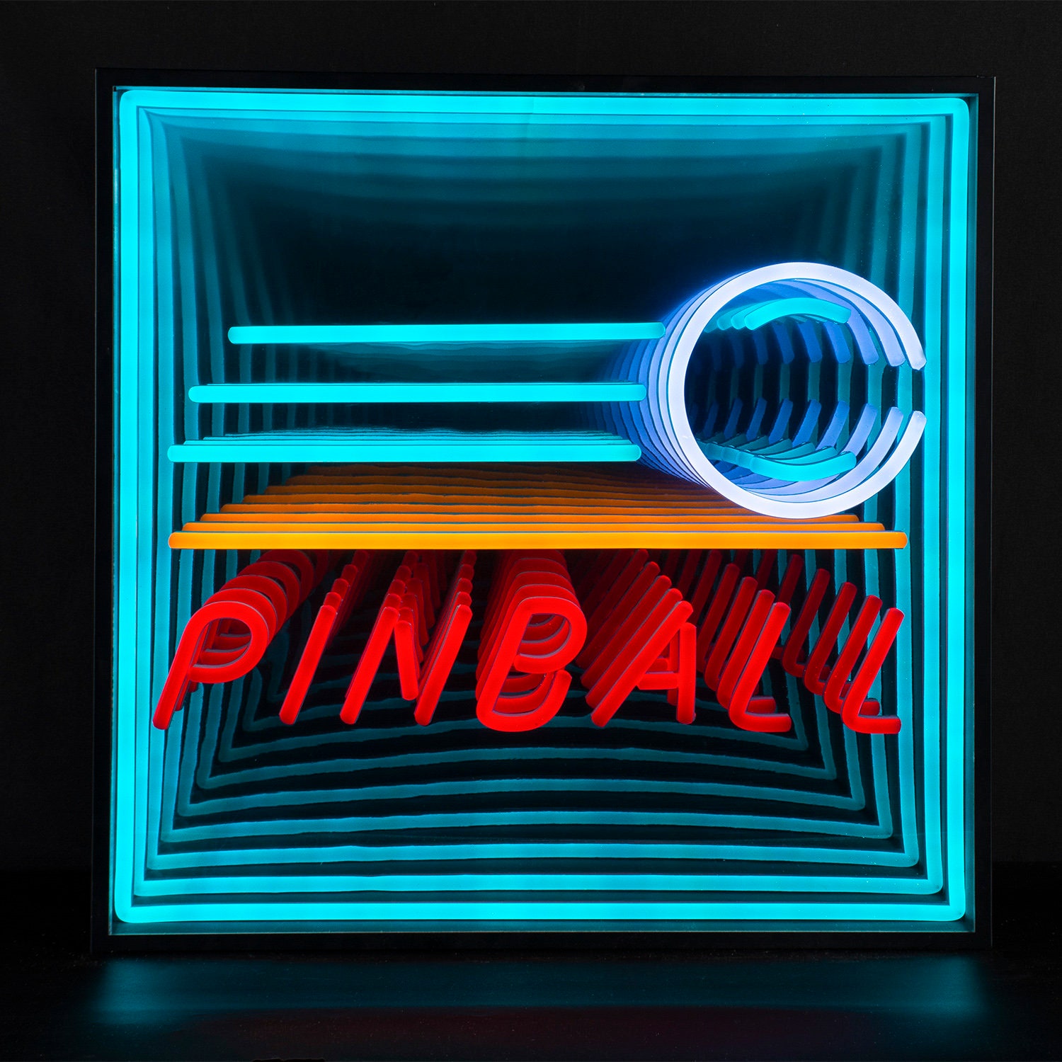 Pinball 3D Infinity LED Neon Creative Neonpinball Neon Sign - Etsy