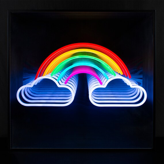 Multicolor neon sign best sale