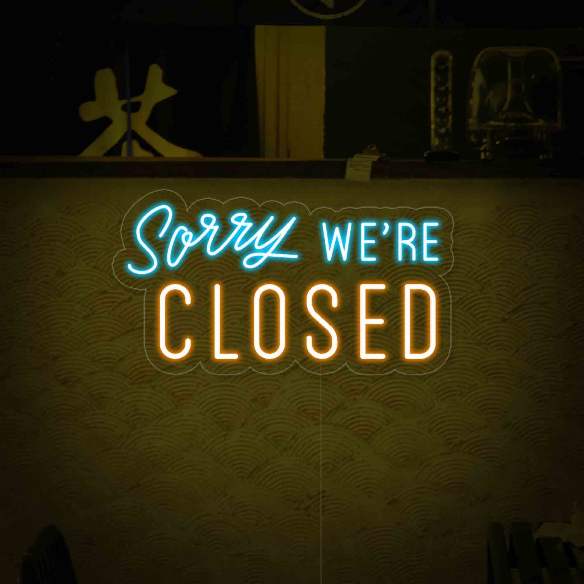 Open Closed Neon Sign Etsy