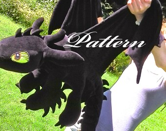 toothless dragon plush large