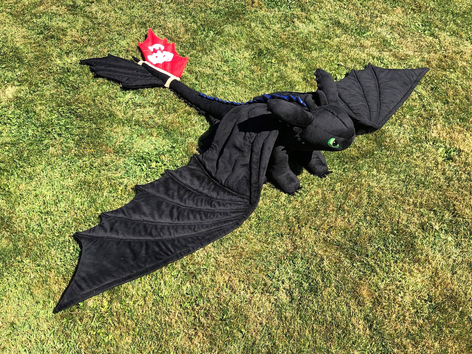 Giant Toothless plush PDF sewing pattern and instuctions Etsy
