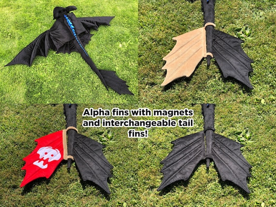 toothless tail fin design