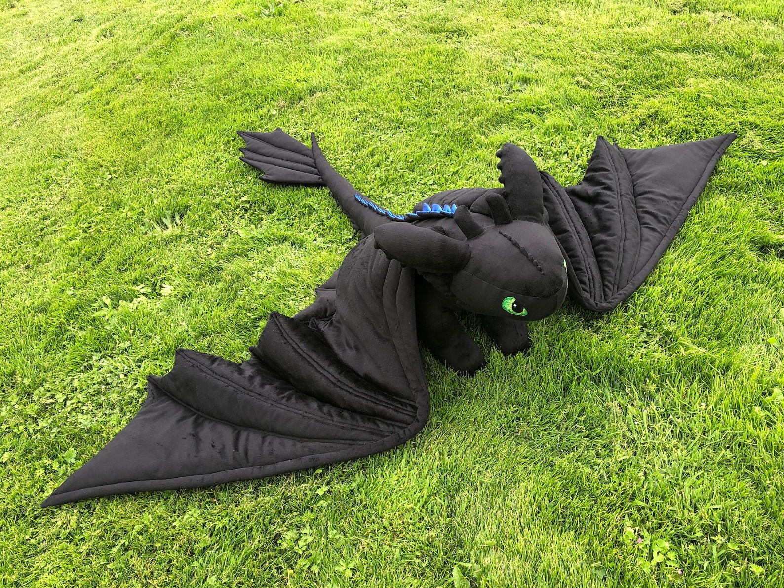 Giant Toothless plush PDF sewing pattern and instuctions Etsy
