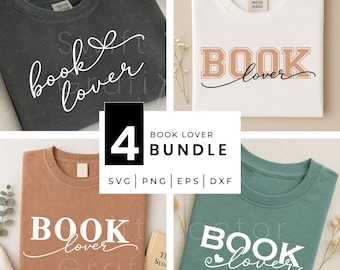 Book Lover Shirt Designs | SVG Bundle
