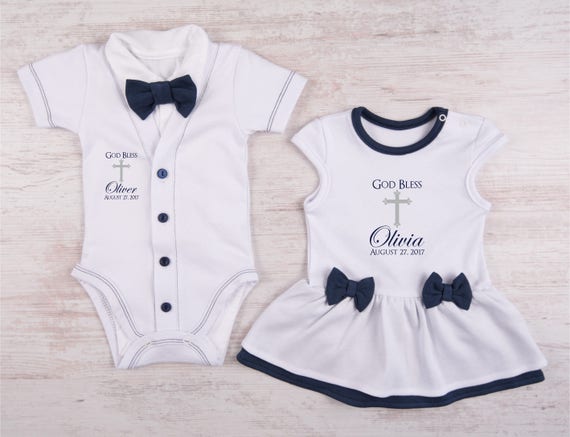 twin baptism outfits