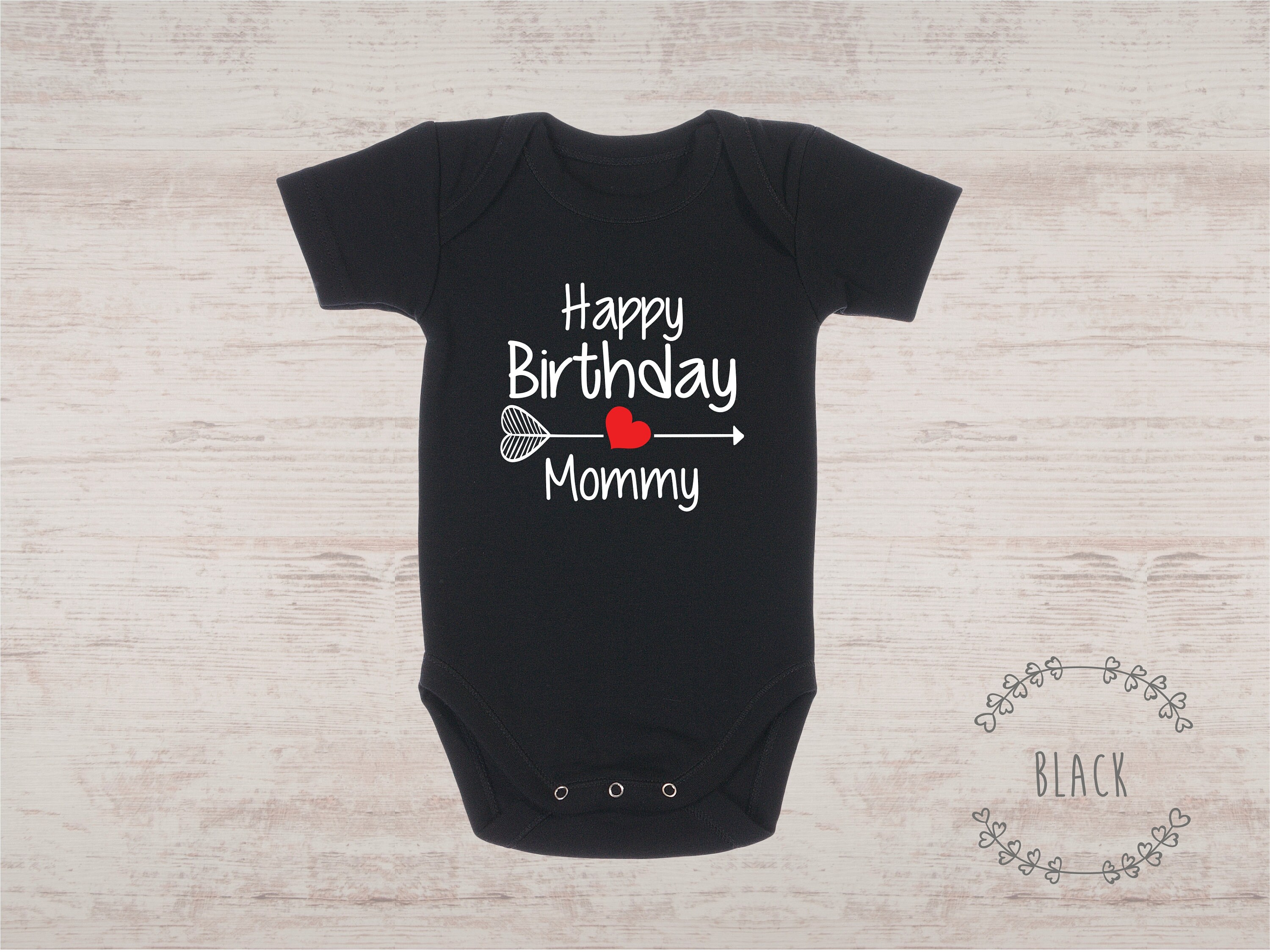 Happy Birthday Mommy Baby Shirt Birthday Mom Shirt Mom Etsy