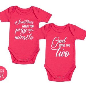 Twins Baby Shower Gender Neutral Twin Baby Clothes Sometimes - Etsy