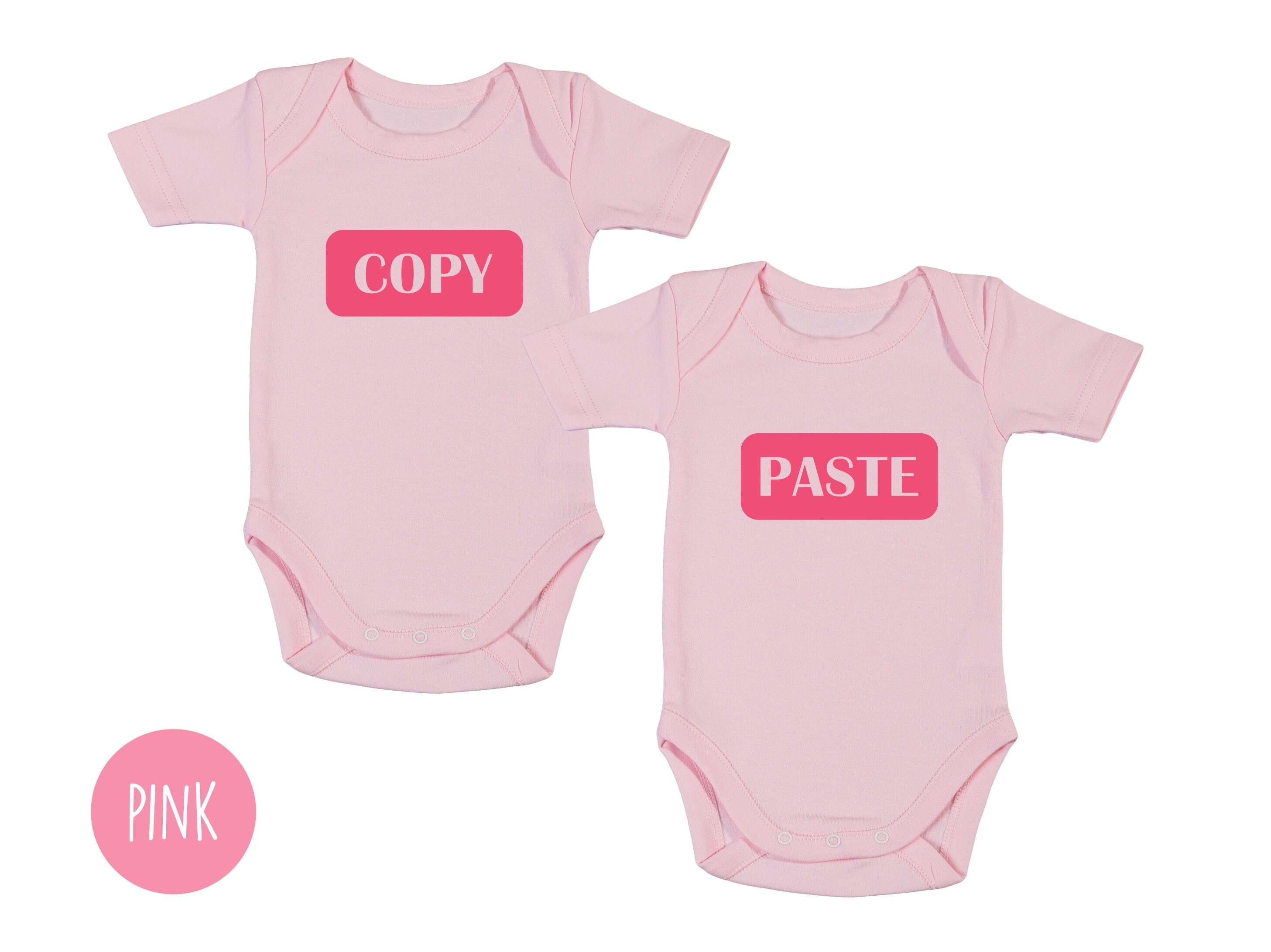 Copy Paste Twin Clothing Funny Set of 2 Matching Outfits | Etsy