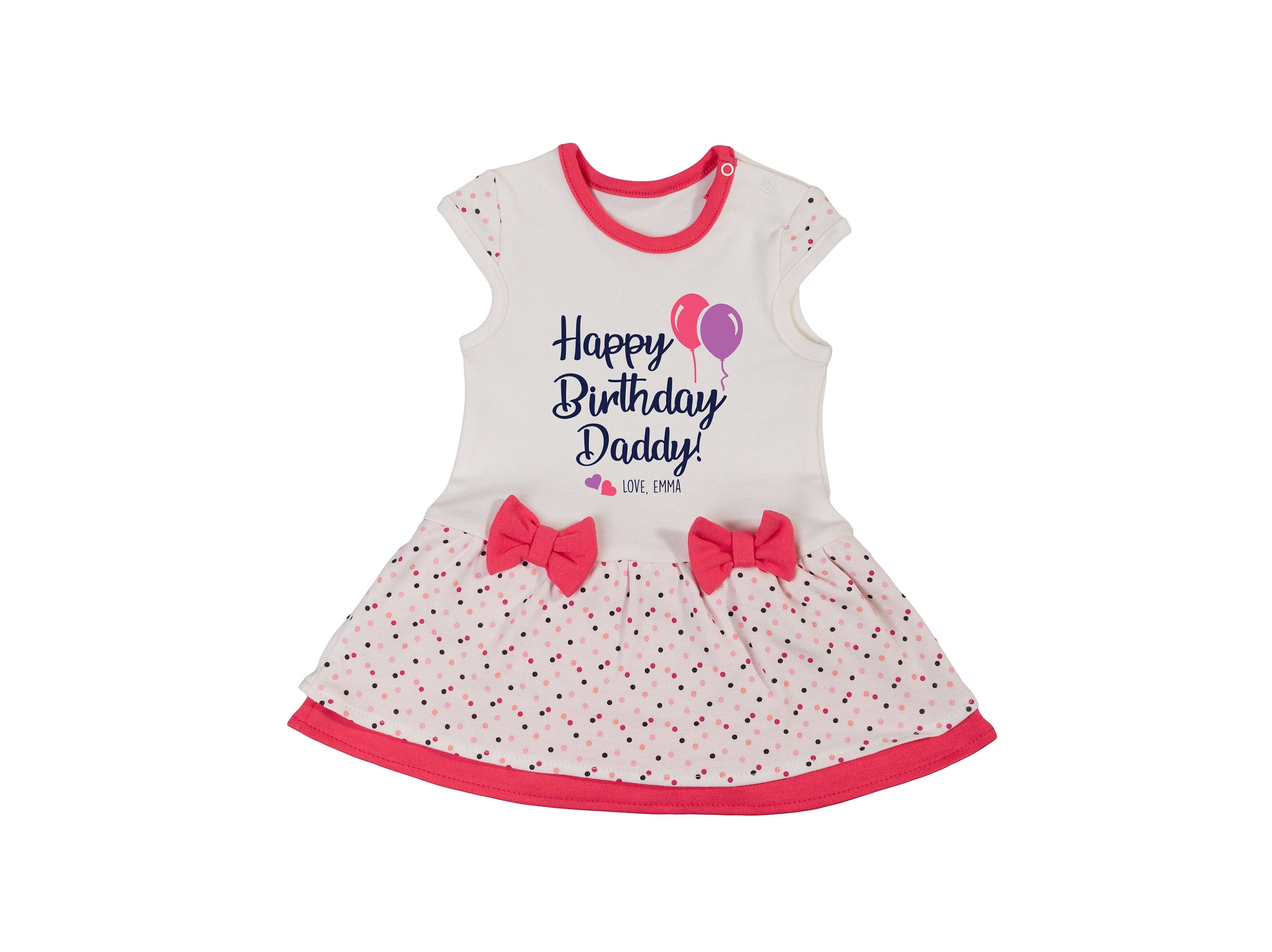 Happy birthday daddy baby dress sale