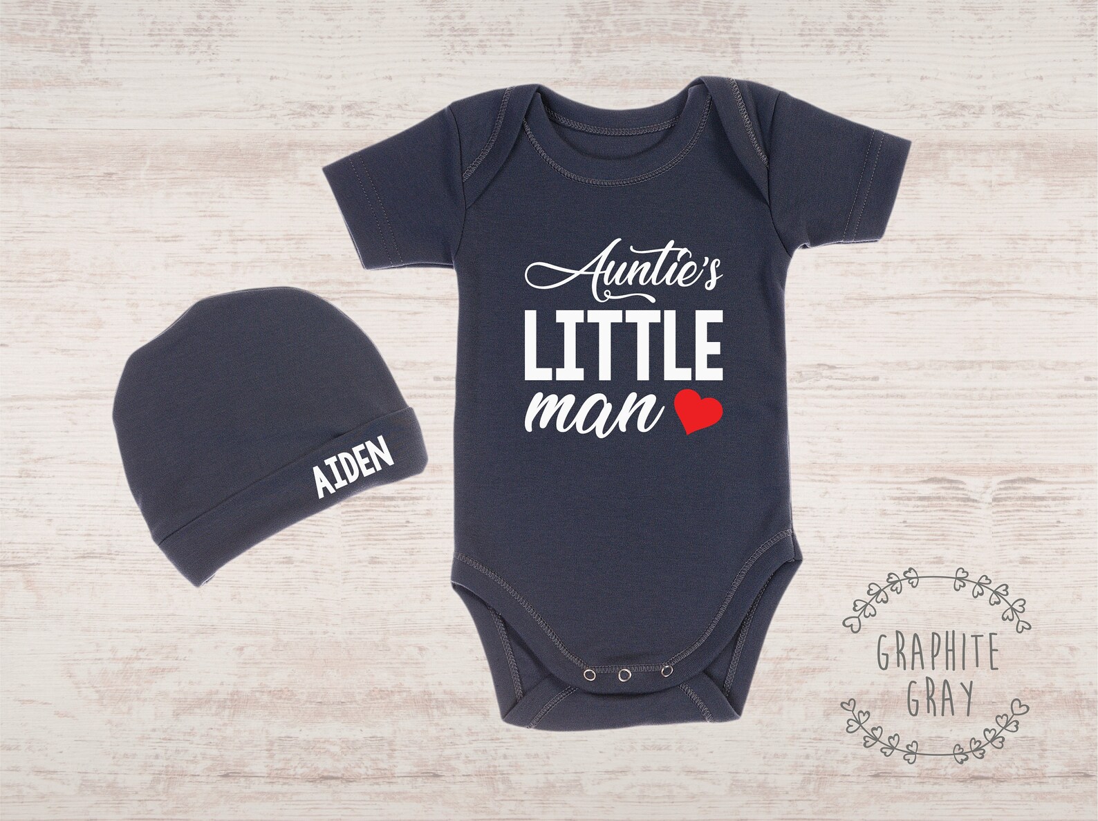 Auntie Baby Clothes Auntie's Little Man Bodysuit & Etsy