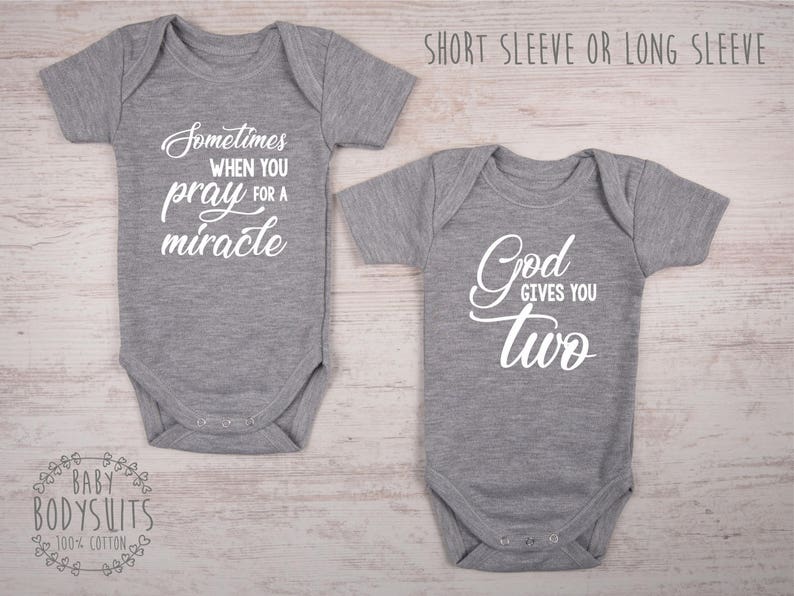 Twins Baby Shower Gender Neutral Twin Baby Clothes Sometimes Etsy Twins Baby Shower Gender Neutral Twin Baby Clothes Sometimes Etsy