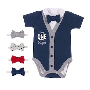 First Birthday Personalized Boy Outfit