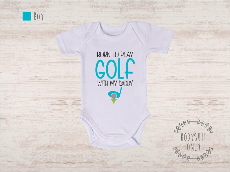 Golf Baby Outfit Born To Play Golf With My Daddy Baby Boy or Etsy