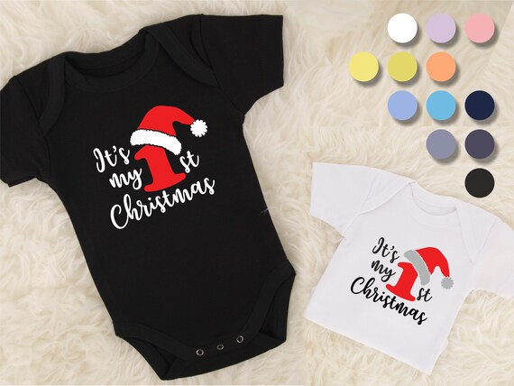 my 1st christmas baby boy outfit