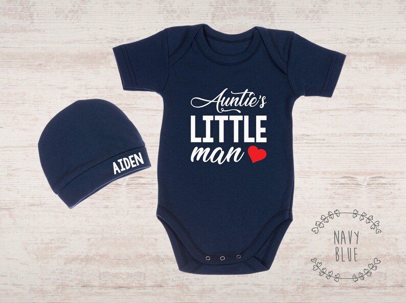 Auntie Baby Clothes Auntie's Little Man Bodysuit & Etsy