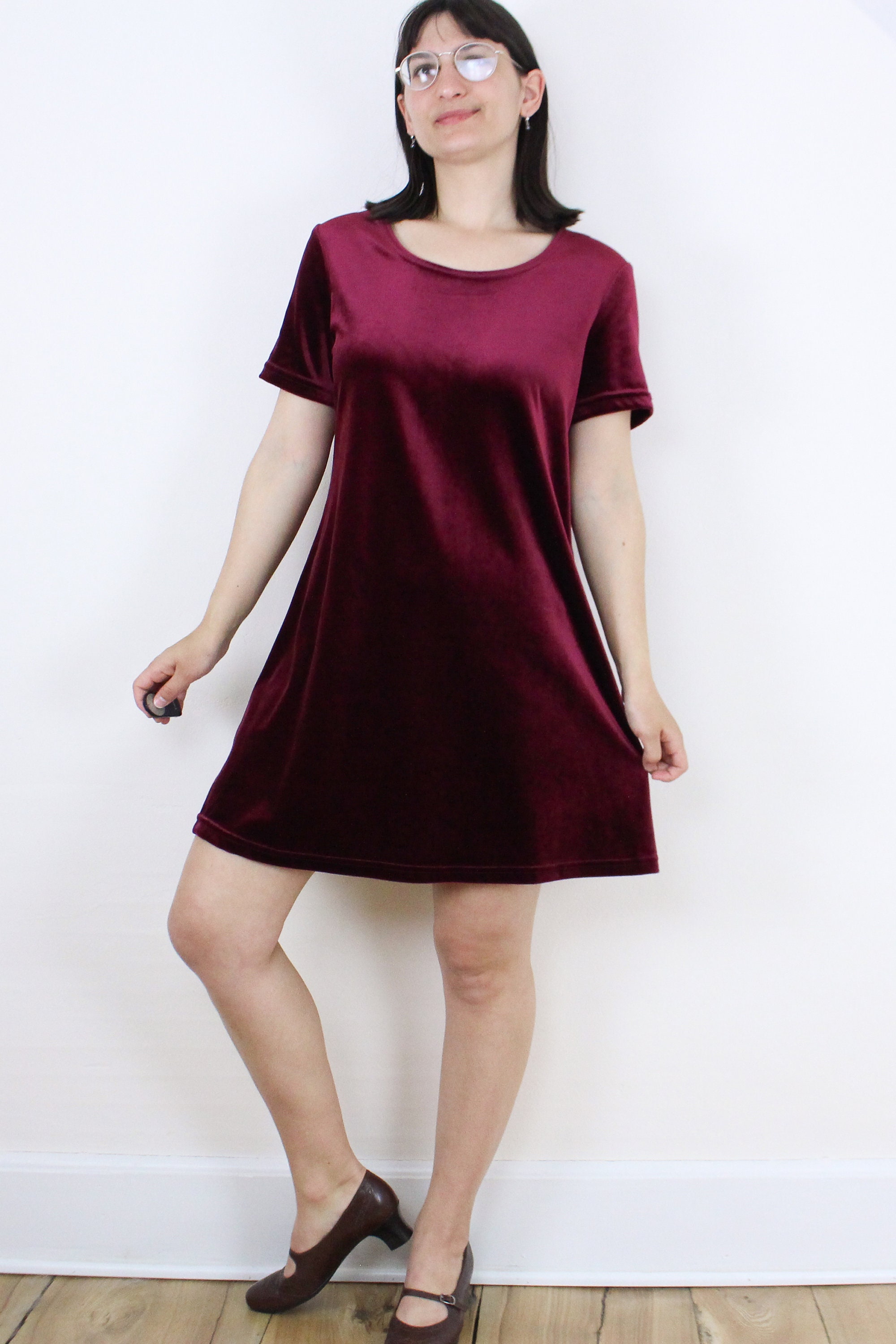 90s red velvet dress 1990s Red Velvet Backless Slip Dress Wayward Collection