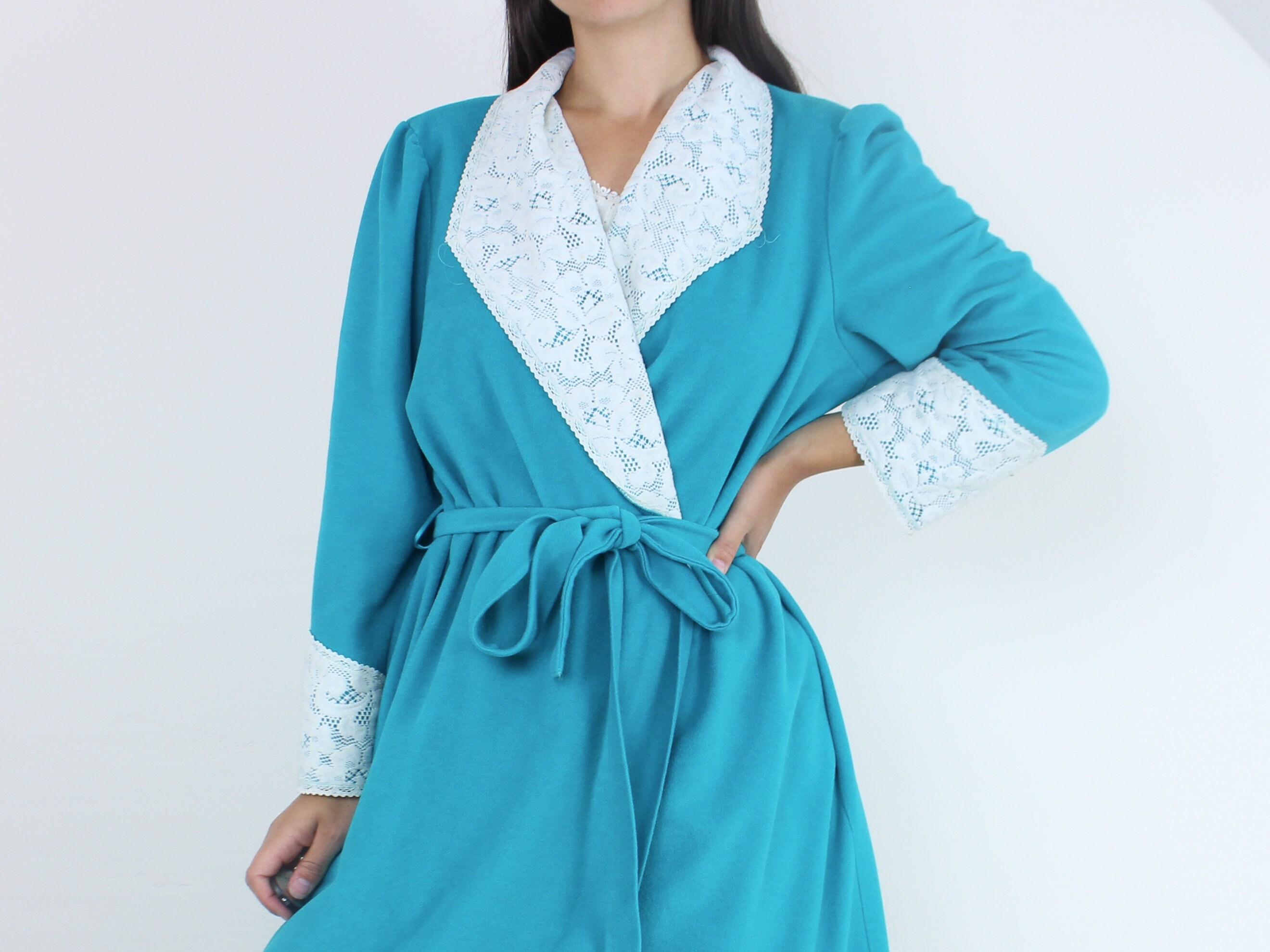 Kniffi Kimono Bathrobe for Women Terry 