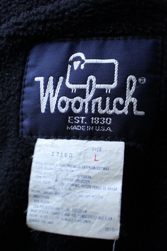 Vintage 90s Woolrich ski jacket, bright teal blue… - image 10