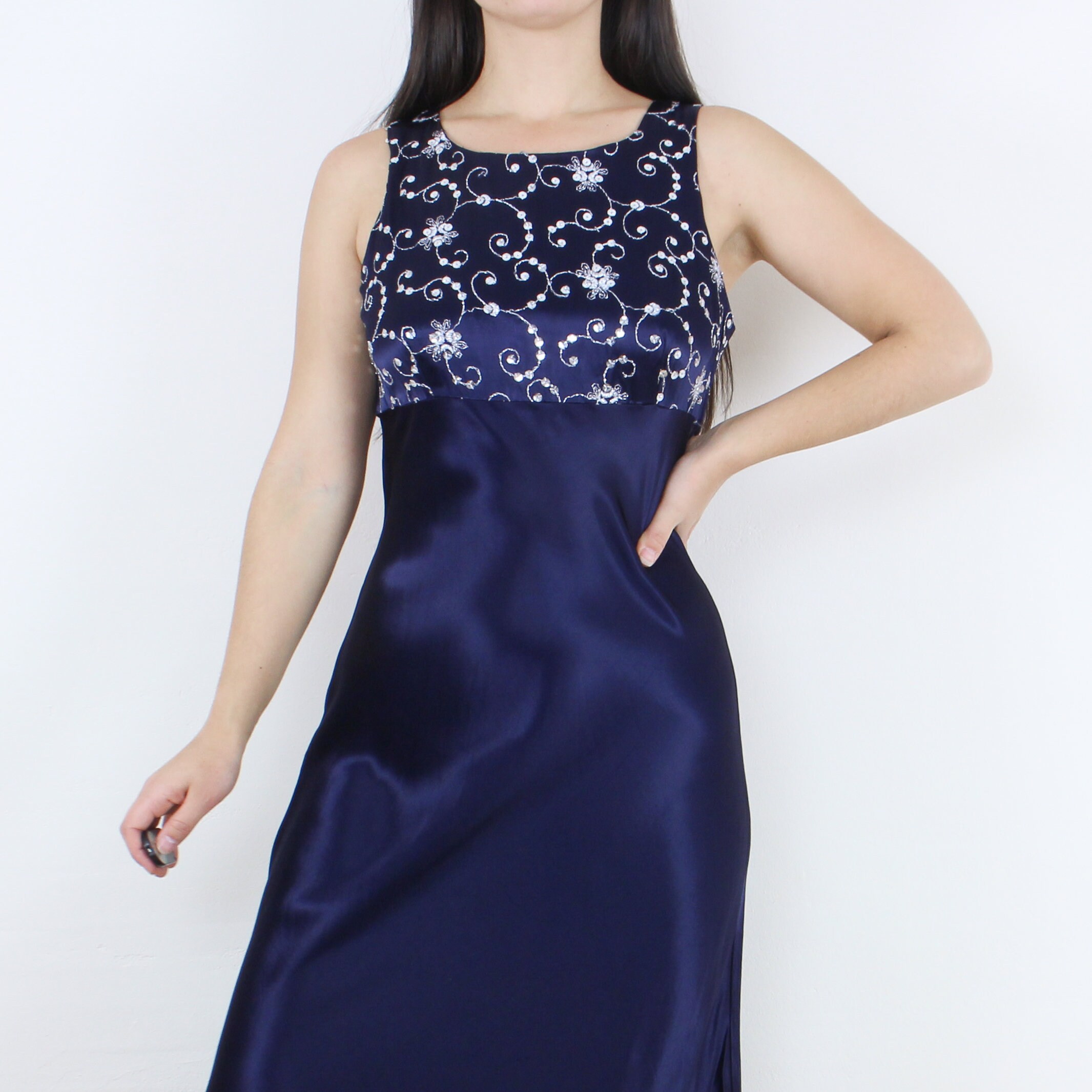 Blue 90s Prom Dress - Etsy Blue 90s Prom Dress - Etsy