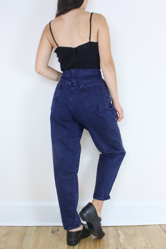 Vintage 90s 32W Chic jeans, exposed button fly, d… - image 6