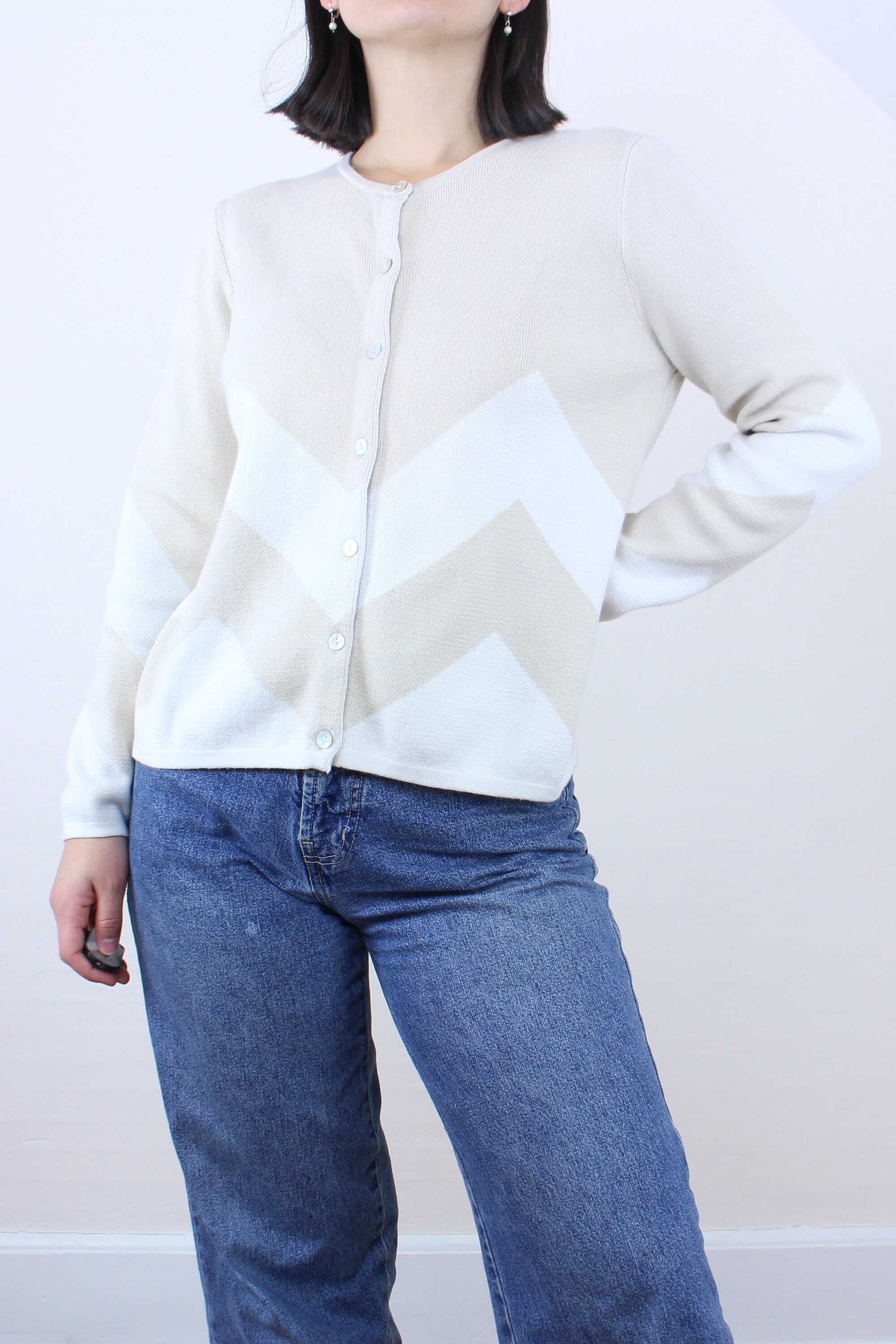 トップス argue 2WAY 90s CARDIGAN / CAMEL トップス argue 2WAY 90s CARDIGAN / CAMEL Cardigan with V