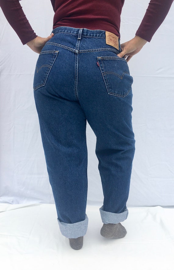 Le mom jean taille haute bleu pâle, Levi's, Taille haute