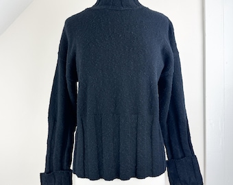 Vintage 90's Liz Claiborne Colorful Sweater, Silk Rayon, Loose