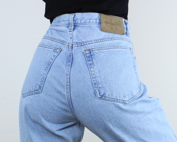 Vintage 90s Calvin Klein Jeans Light Wash High Rise High - Etsy