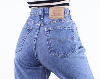 Vintage 1997 32W Levi's 550 Jeans High Waisted High - Etsy