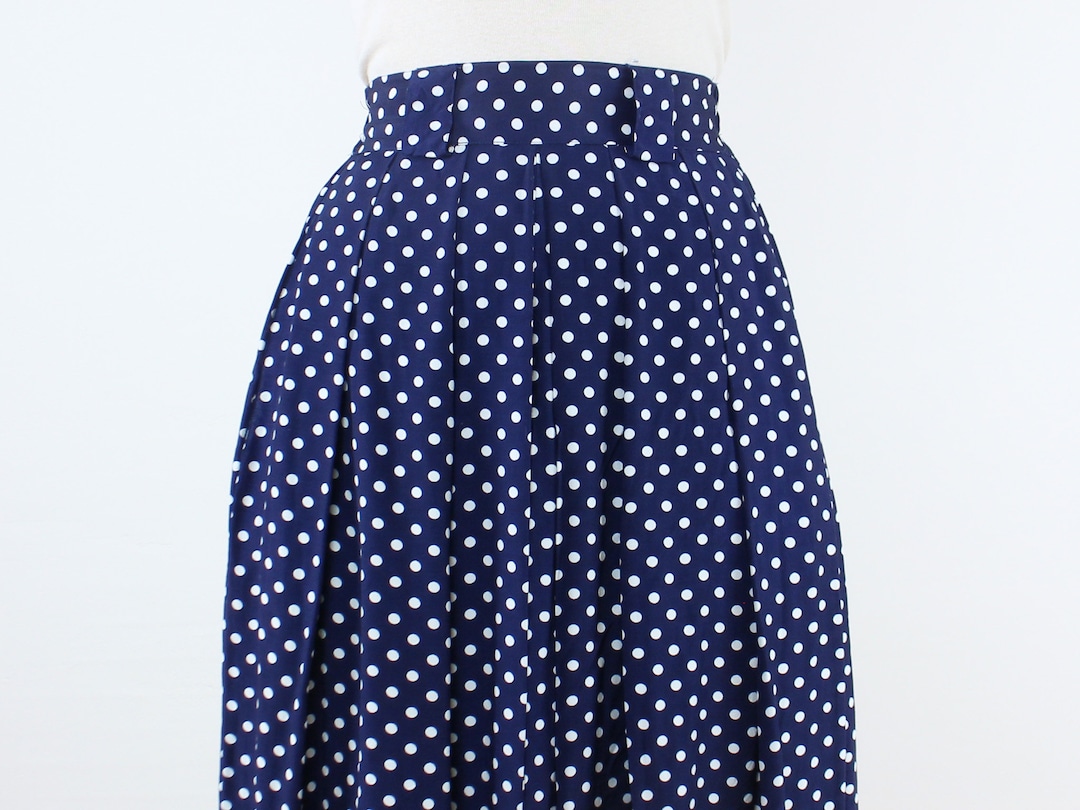 スカート 80s-90s Japanese label dot pleats skirt il_1080xN.5129822712_jd6e.jpg