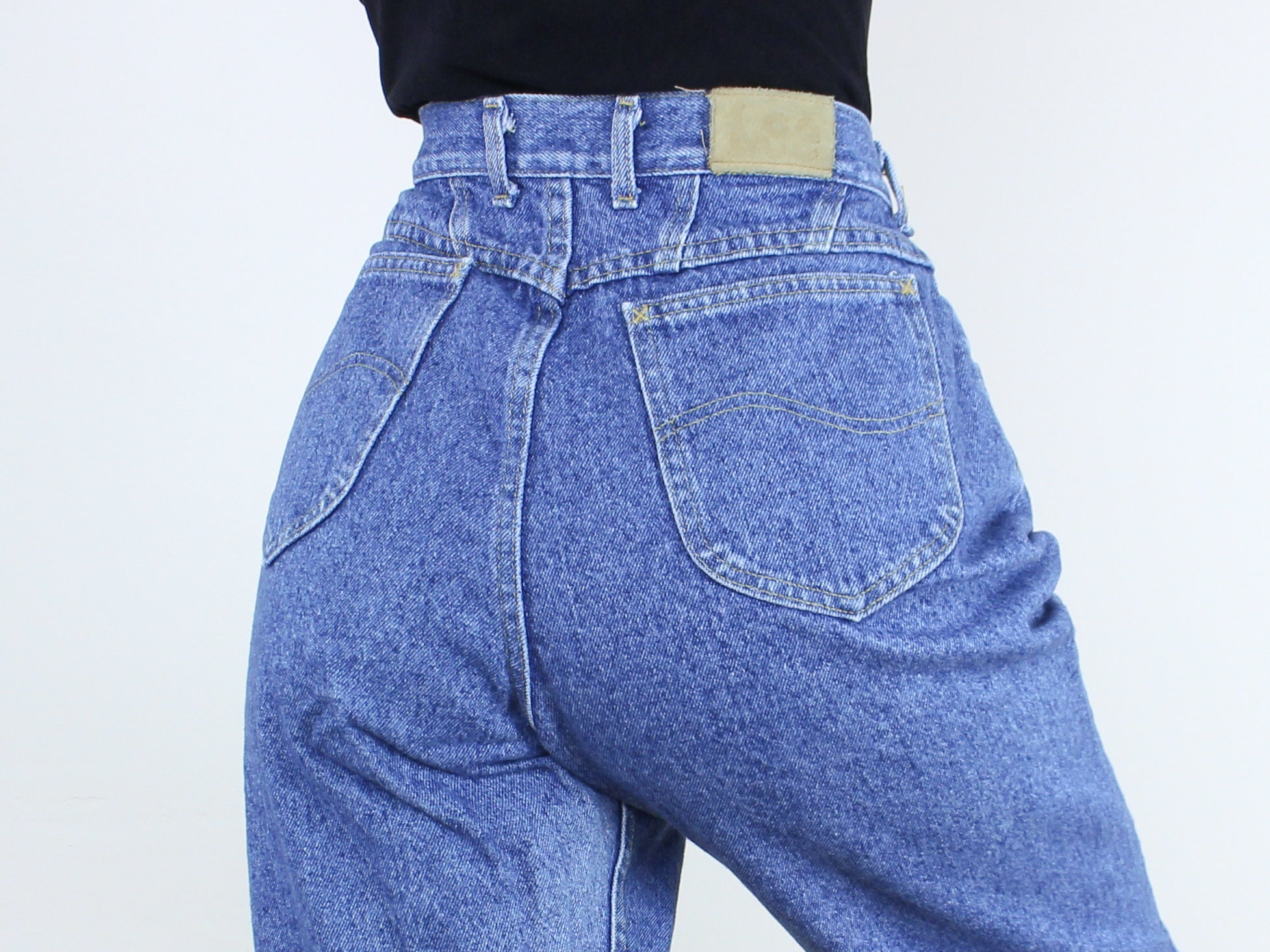 【Anyone more】Linz Back Pocket Wide Long Washing Denim Pt T By Alexander Wang - Oversized Low Rise Jean In Recycled