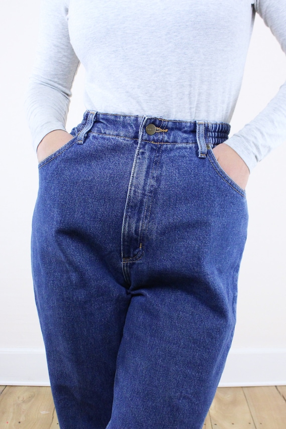 Vintage 90's 29-32W Tall LLBean jeans, medium was… - image 5