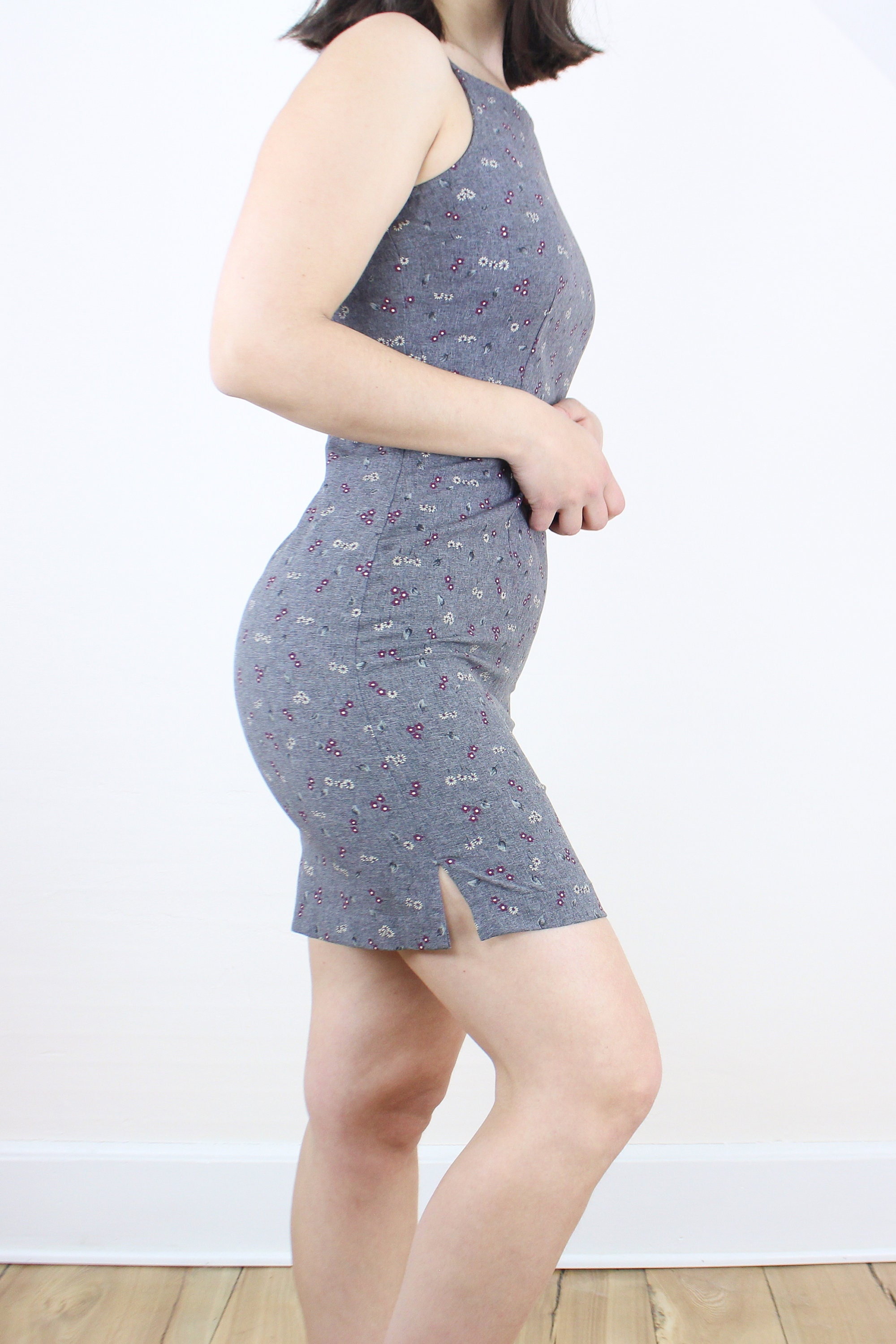 Treat urself Floral vintage like dress
