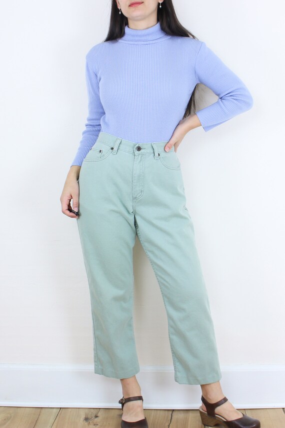 LLBean Ripstop Nylon Pants, Shaka Shaka Pants, Women's XL Nylon navy blue type Vintage Second Hand