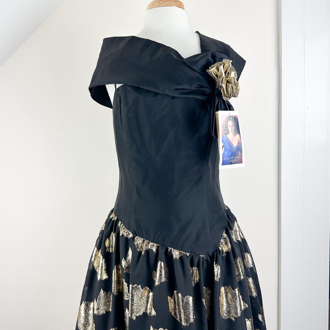 Vintage 80's Gunne Sax Jessica Mcclintock Prom Dress, Formal, Deadstock ...