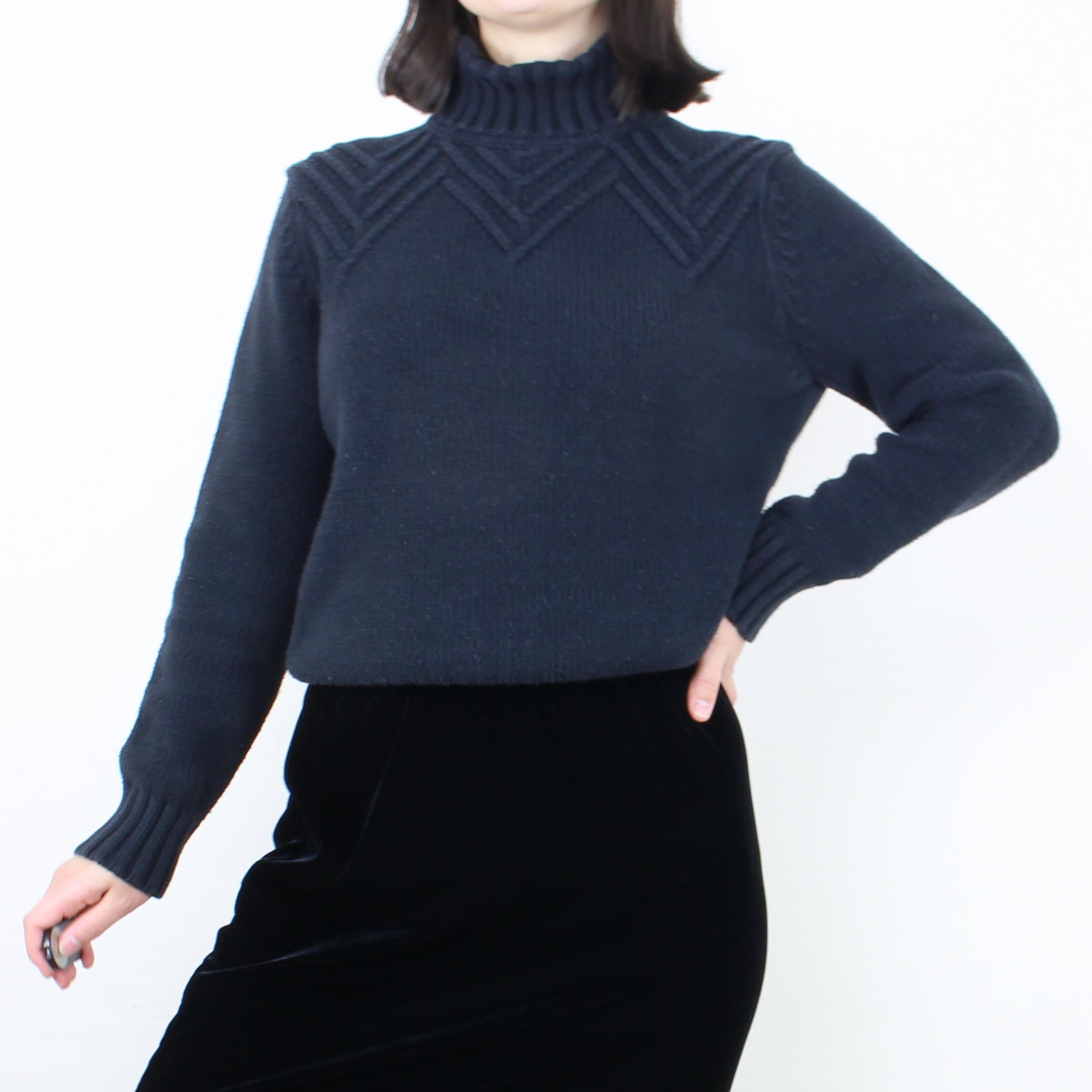 heavy cotton turtleneck