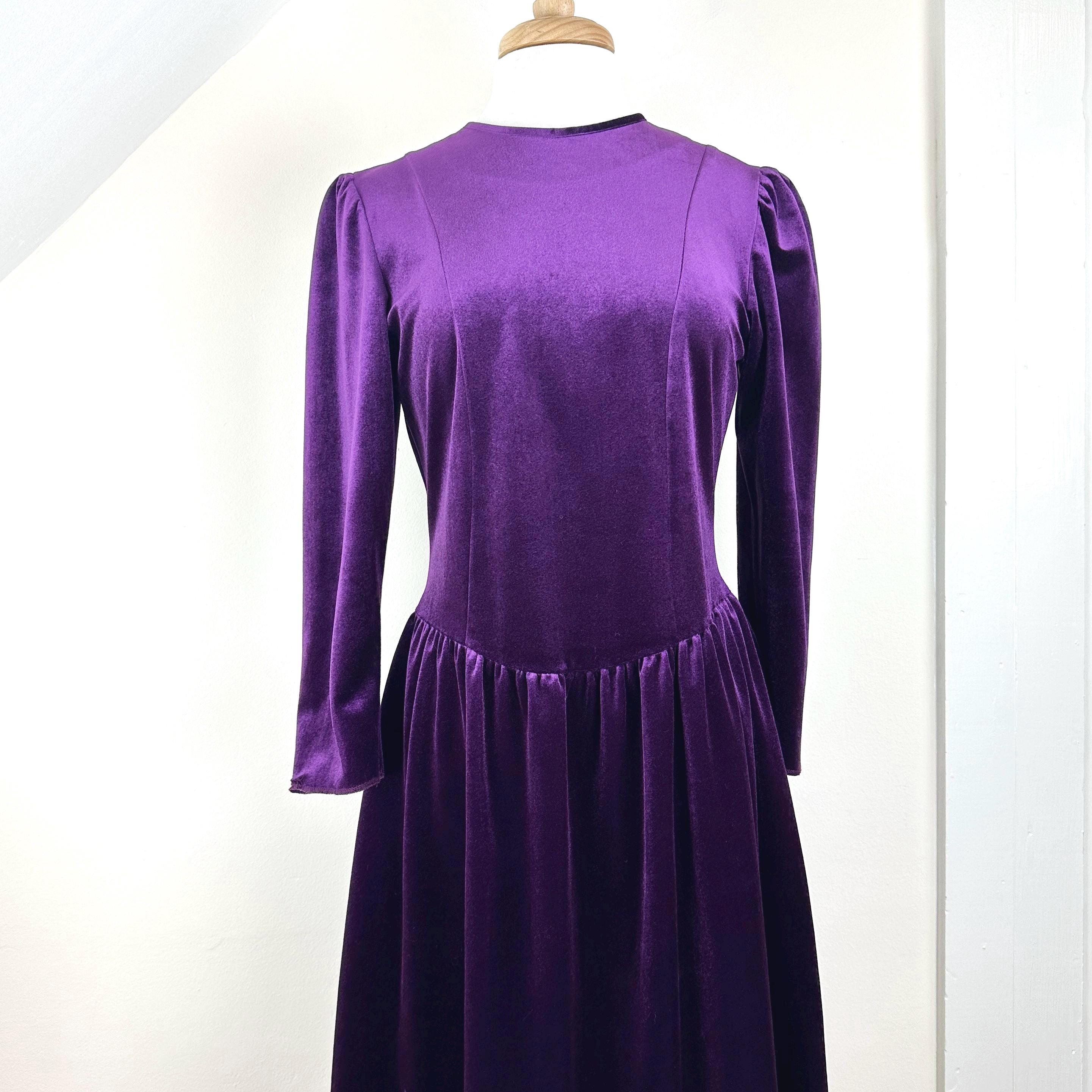Deep Back Velvet Dress - Etsy