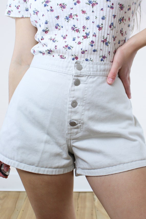 Vintage 90's 30W button fly shorts, hot shorts, s… - image 2