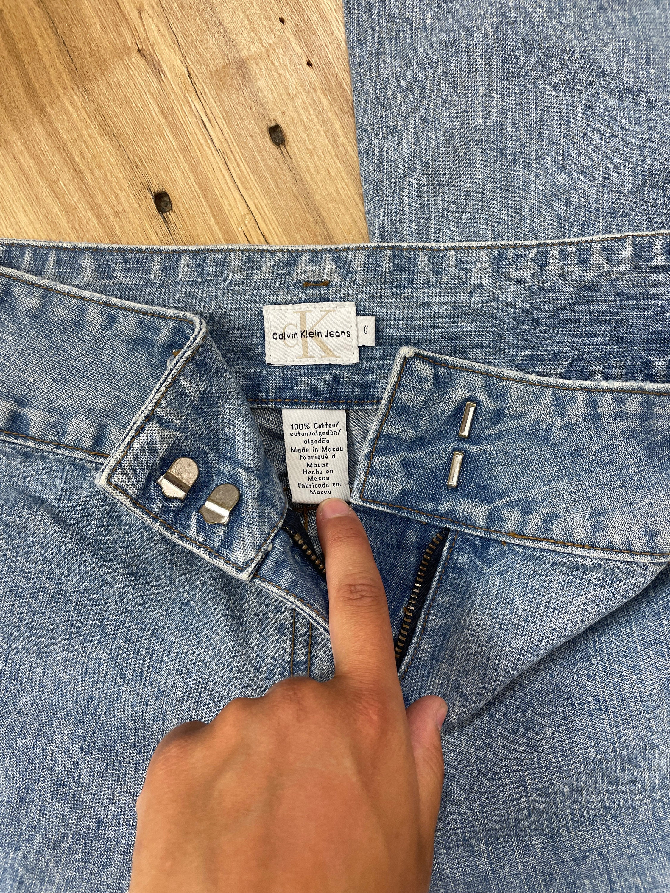 Vintage 90s/y2k Calvin Klein Jeans, Denim Patchwork Design, Bareback, Pocketless, Medium Ligh Wash, Mid Rise, Low Rise, Boot Cut Legs, - Etsy Vintage 90s/y2k Calvin Klein Jeans, Denim Patchwork Design, Bareback, Pocketless, Medium Ligh Wash, Mid Rise, Low Rise, Boot Cut Legs, - Etsy