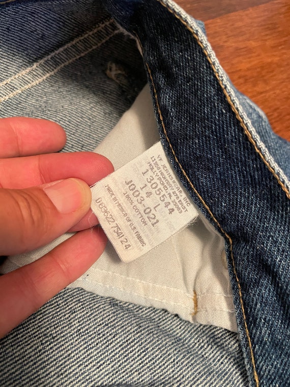 その他 TEN RIDERS DENIM 34 Vintage 90's 34W NOS Lee Riders, Medium Dark Wash Blue Denim