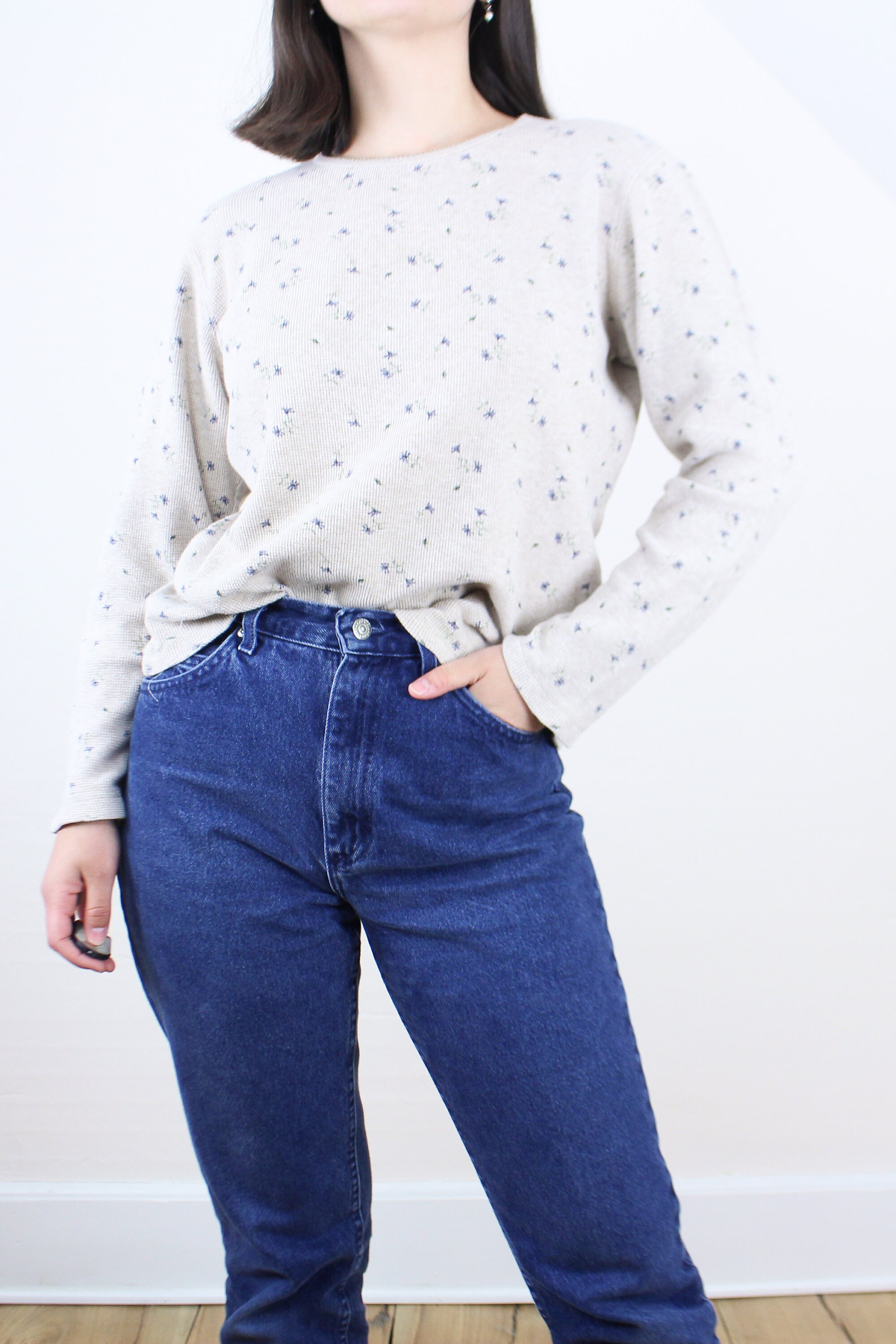 トップス VINTAGE PERFUME SMELL WAFFLE TOP トップス VINTAGE