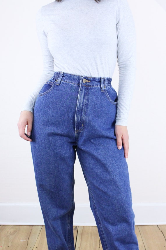 Vintage 90's 29-32W Tall LLBean jeans, medium was… - image 4