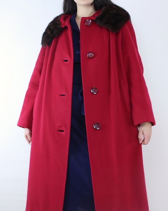 60s Thomas Coat - Pink Wool Cashmere - Emerson Fry