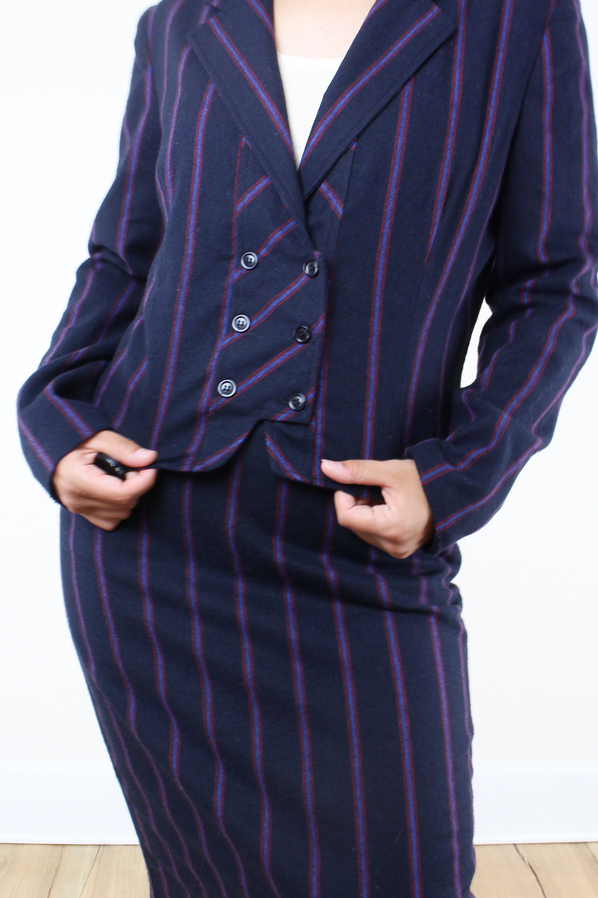 【VINTAGE】 double breasted setup purple Vintage Retro Double Suit Setup Purple | eBay