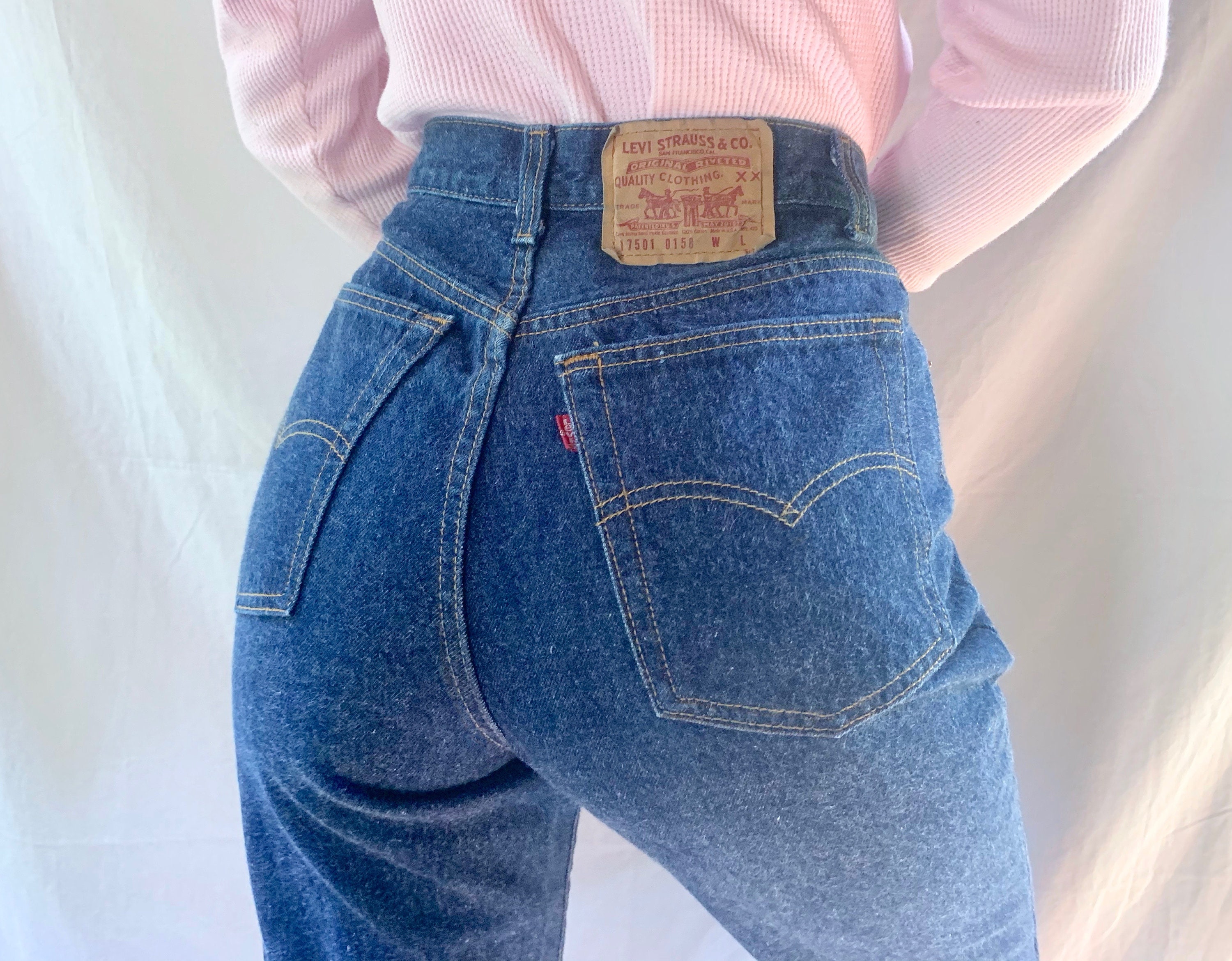 Vintage Levis 501 button fly jeans 17501 | Etsy