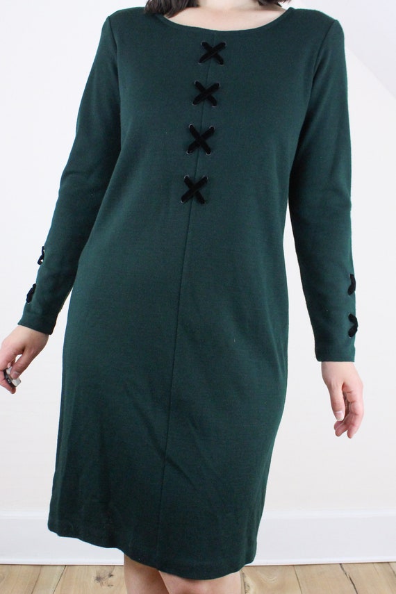 Vintage 90's Liz Claiborne wool blend dress, fore… - image 5